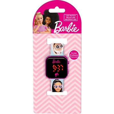 Zegarek LED z kalendarzem Barbie BB00033 - Kids Euroswan