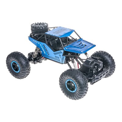 Smily Play, Auto R/C Junior 4X4 Akumulator, USB, Niebieskie, 1/24