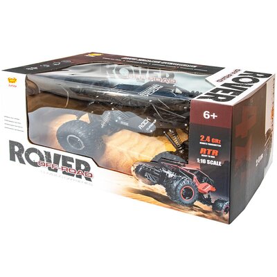 Smily Play, Auto R/C Junior Czarne 4X4 Akum/Usb