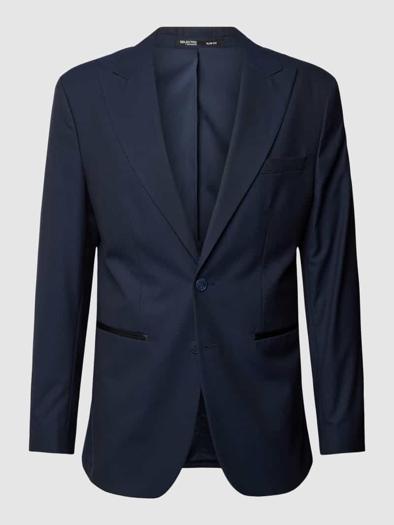 Marynarka o kroju slim fit z zapięciem na guzik model ‘RYDE’
