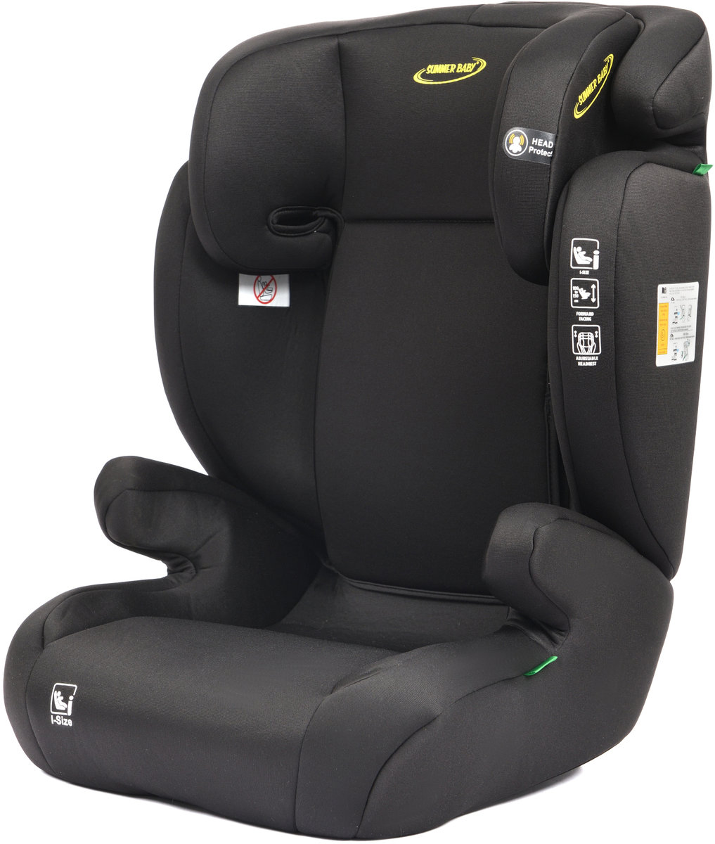 FOTELIK SAMOCHODOWY MALAGA 100-150cm i-SIZE FWF R129 SUMMER BABY CZARNY