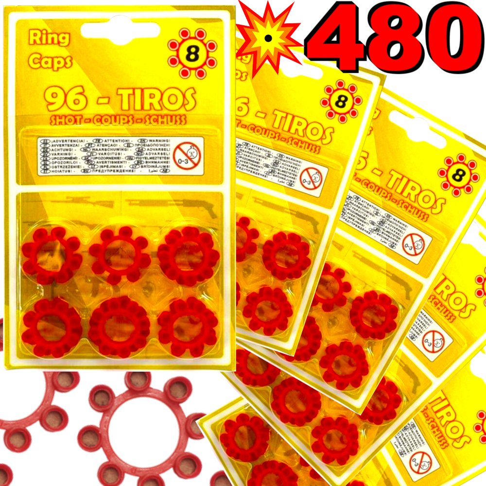 5x KAPISZONY Na Dyskach Naboje Spłonka GONHER 96/08N Niemieckie 480 STRZAŁÓW