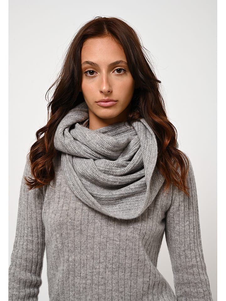 AUTHENTIC CASHMERE Kaszmirowy szal-koło 