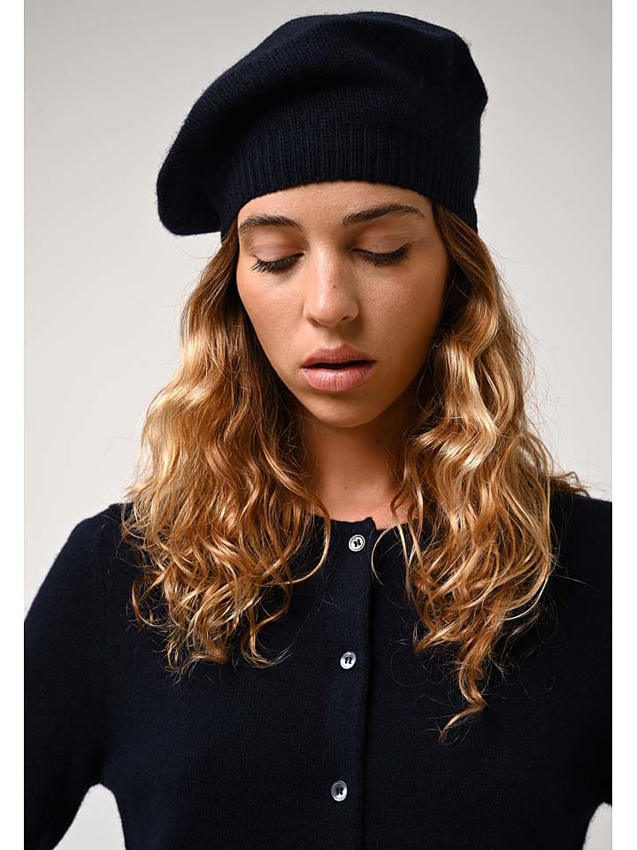 AUTHENTIC CASHMERE Kaszmirowy beret 