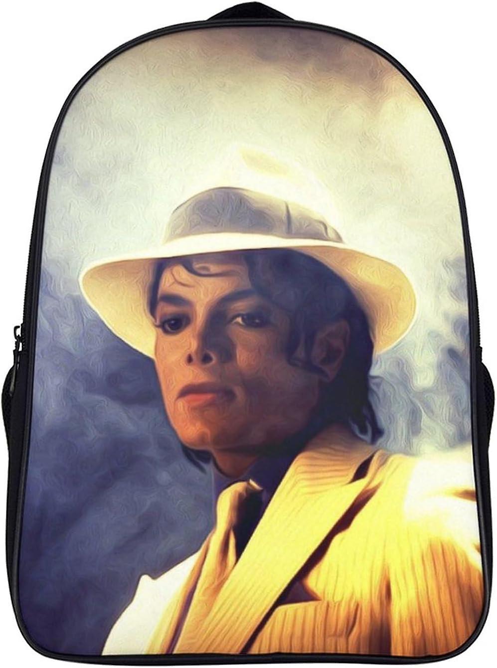 CSTAL Michael Jackson Plecak dla chłopców Dziewczęta Dzieci Plecak szkolny Podwójny zamek błyskawiczny Torba muzyczna, oddychający plecak, torby o ...