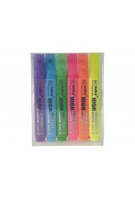 Zakreślacze fluo 6szt