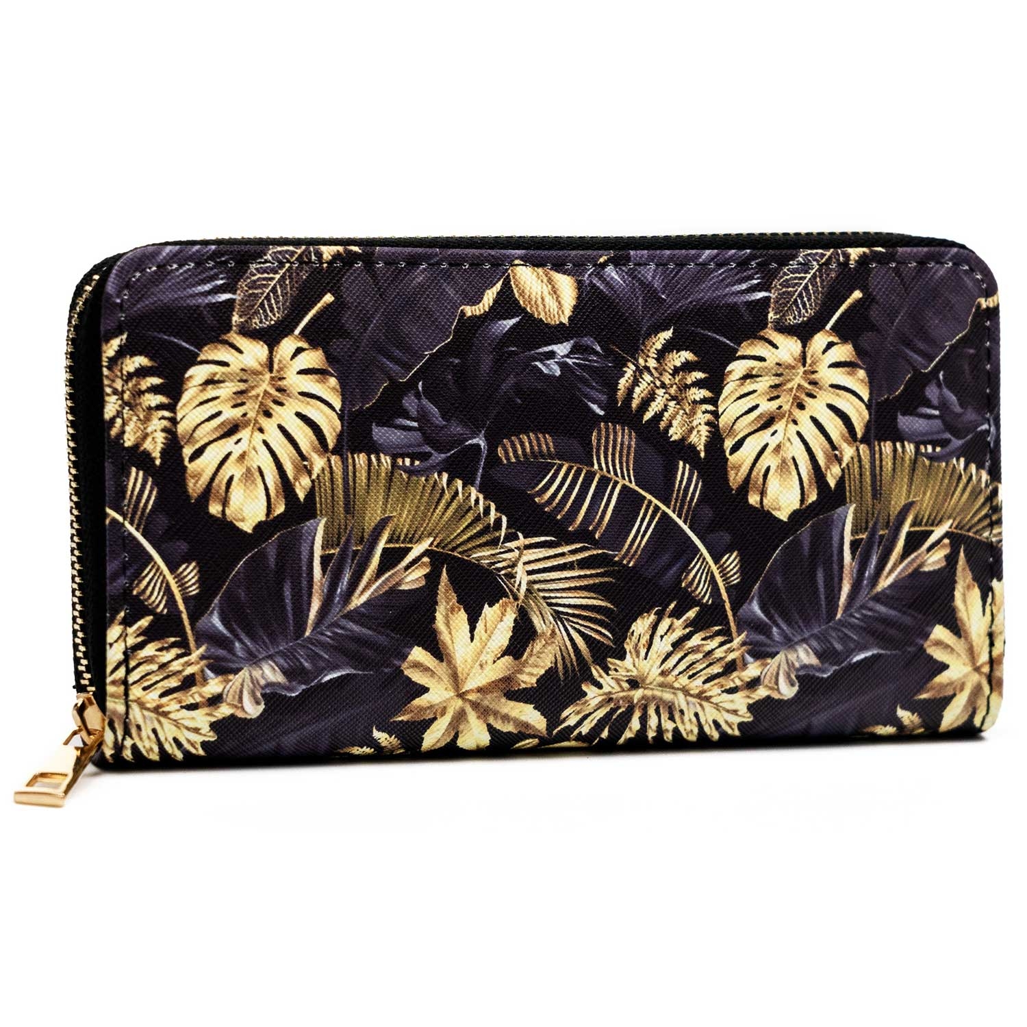 Poziomy portfel piórnik na suwak, 10 x 19 x 2,5 cm