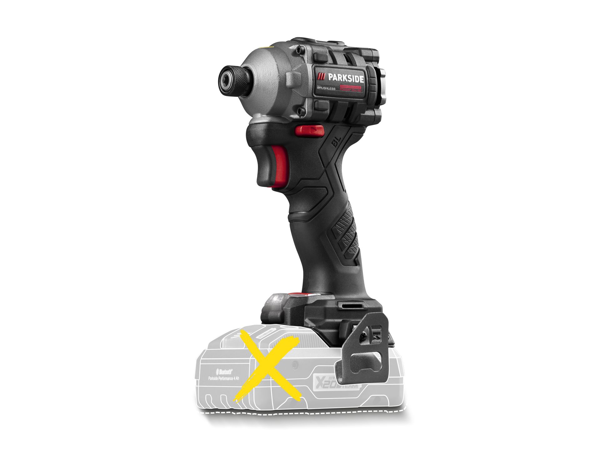PARKSIDE PERFORMANCE® Akumulatorowy klucz udarowy 20 V PDSSAP 20-Li B3 (bez akumulatora i ładowarki)