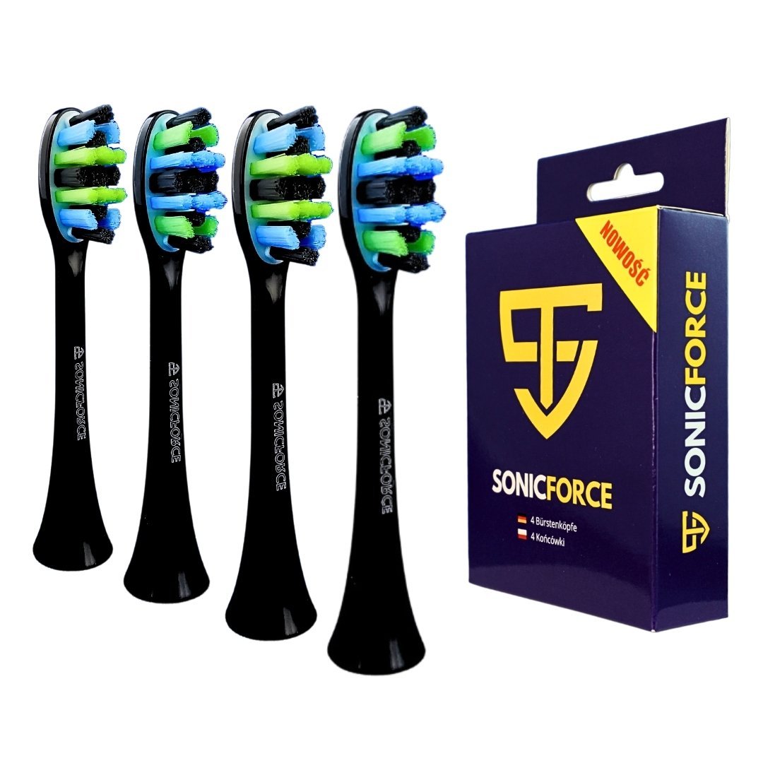 Końcówki do Smilesonic PerfectClean czarne - Zamiennik