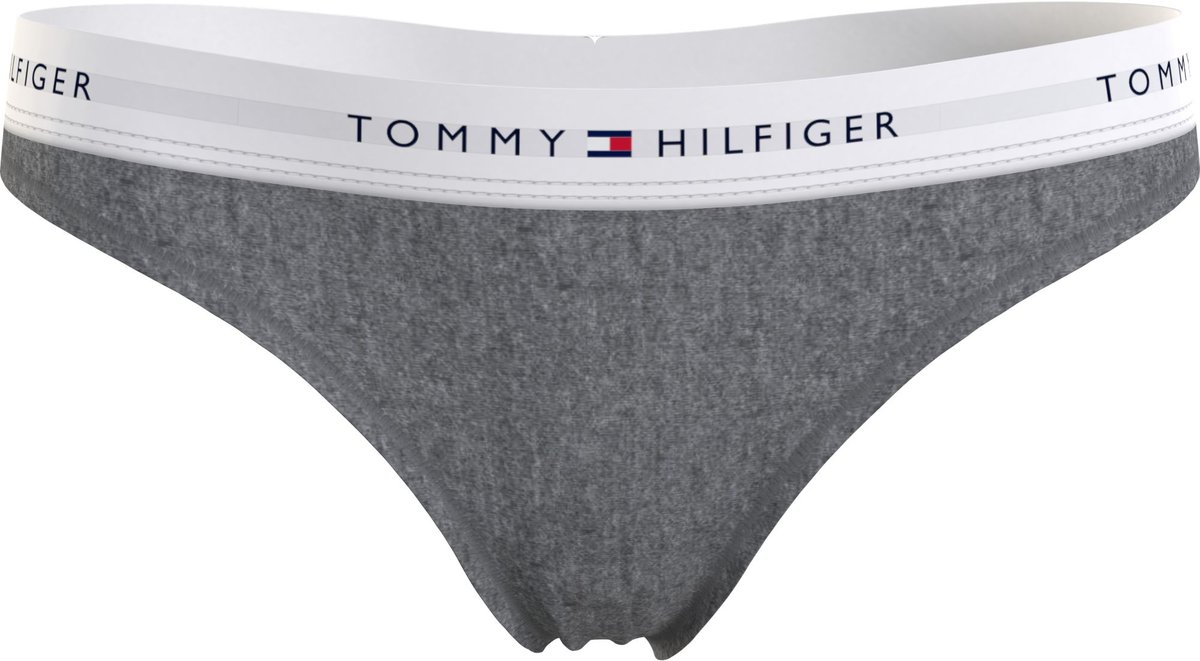 Tommy Hilfiger Majtki Damskie Stringi 1P Thong Gray Uw0Uw03835 P61 Xs