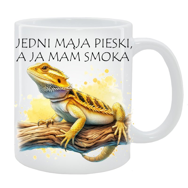 Kubek Agama - Jedni mają pieski, a ja mam smoka