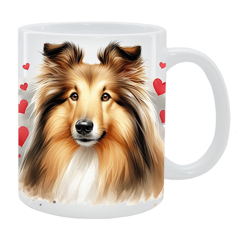 Kubek z psem - Owczarek szkocki Collie - Kolekcja