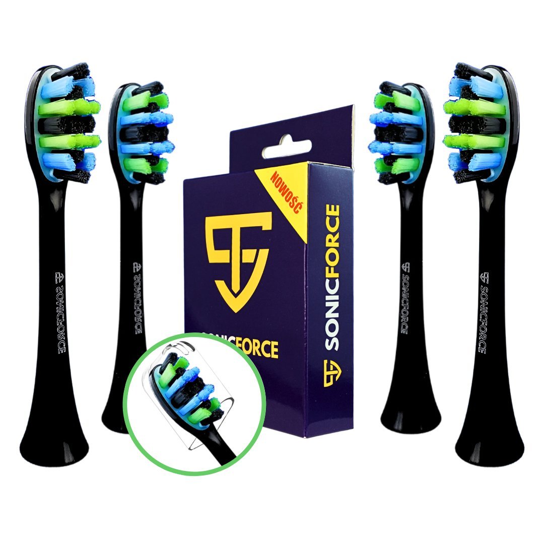 4x końcówki do Vitammy Symphony zamiennik czarne główki włókna premium