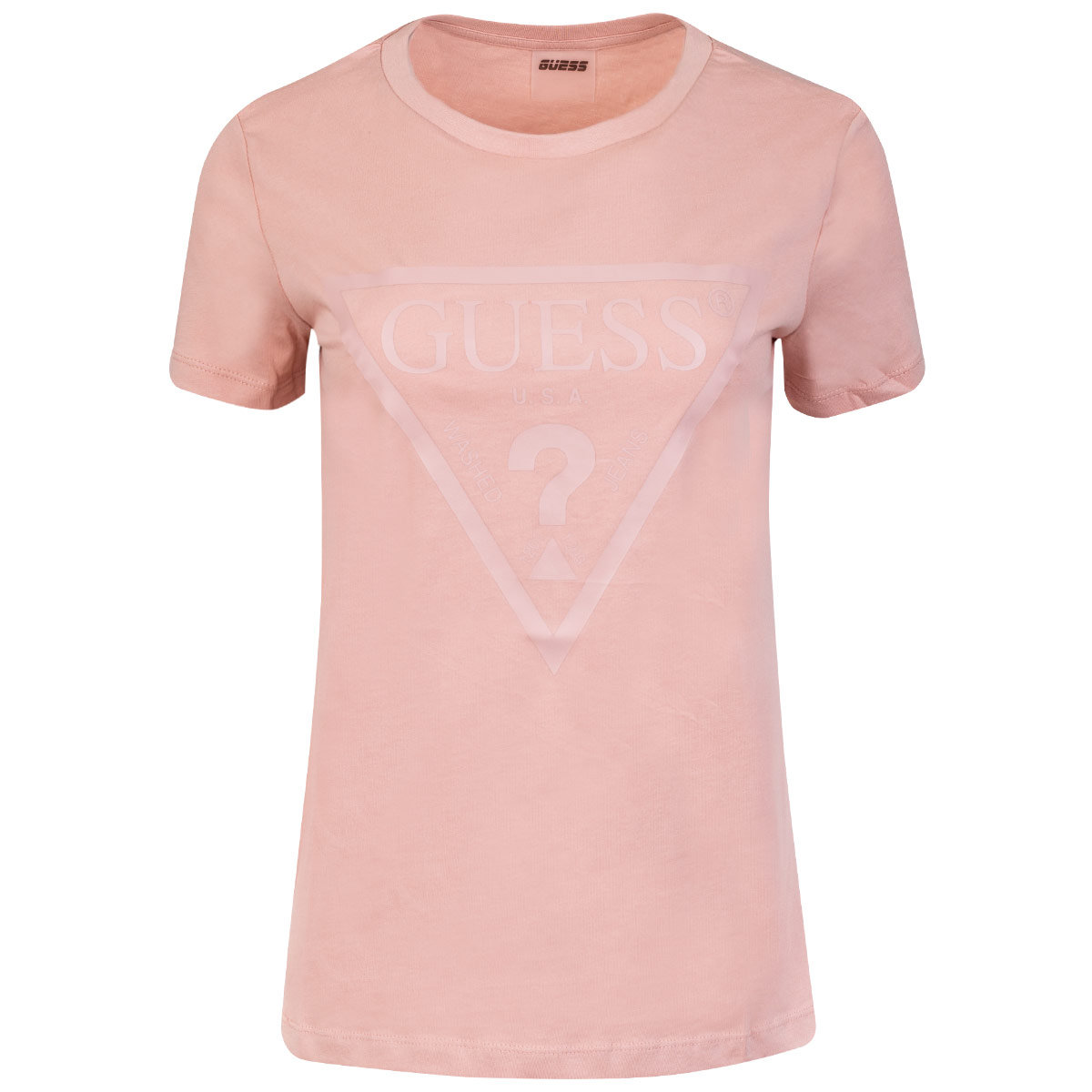 GUESS KOSZULKA DAMSKA T-SHIRT ADELE SS CN TEE PINK V2RI13K8HM0 G6M1 S