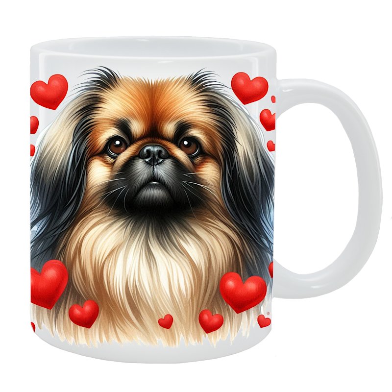 Kubek z psem - Pekińczyk - Kolekcja Love