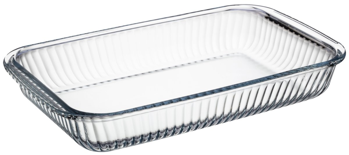 NACZYNIE ŻAROODPORNE POJEMNIK NA ŻYWNOŚĆ DO ZAPIEKANIA SZKLANE 34,5x20,5cm