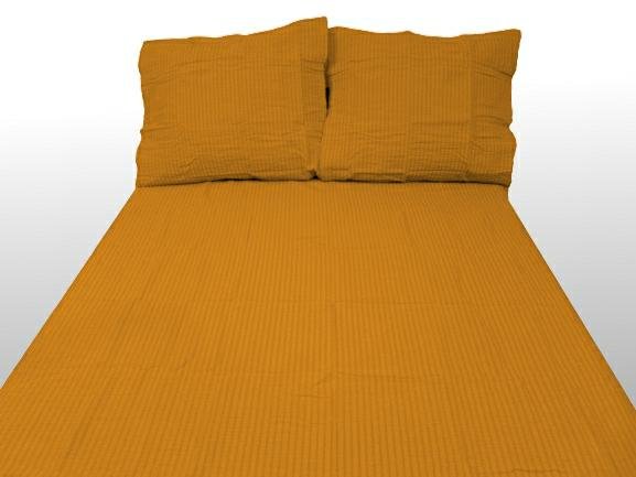 Pościel z kory 140x200 musztardowa guziki 100% bawełna gruba polska