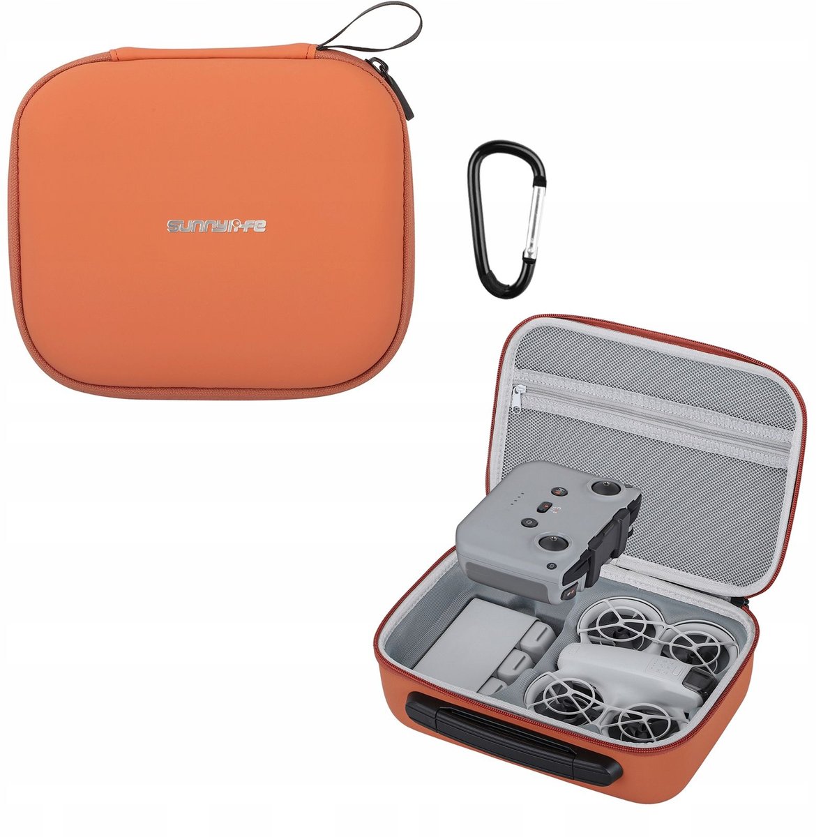 Walizka Pokrowiec Futerał Etui Case Osłona Do Na Drona Dji Neo + Akcesoria / Ne-b862 Pomarańczowy