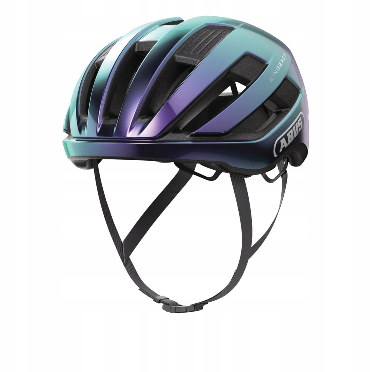 Kask rowerowy ABUS WingBack flip flop [Rozmiar L, Kolor Fioletowy]