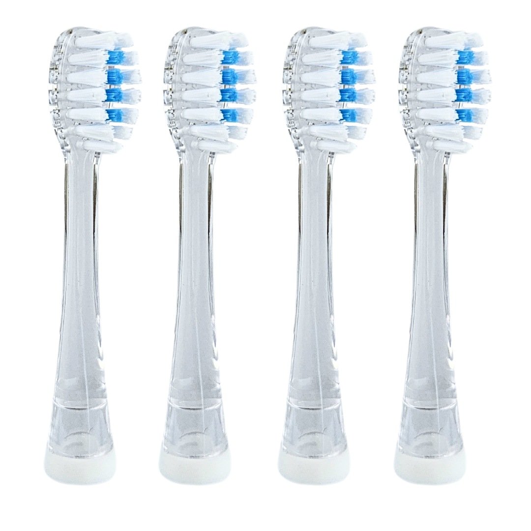 4x końcówki do BRUSH-BABY BabySonic PRO - 4 sztuki dla dzieci 1-6 lat