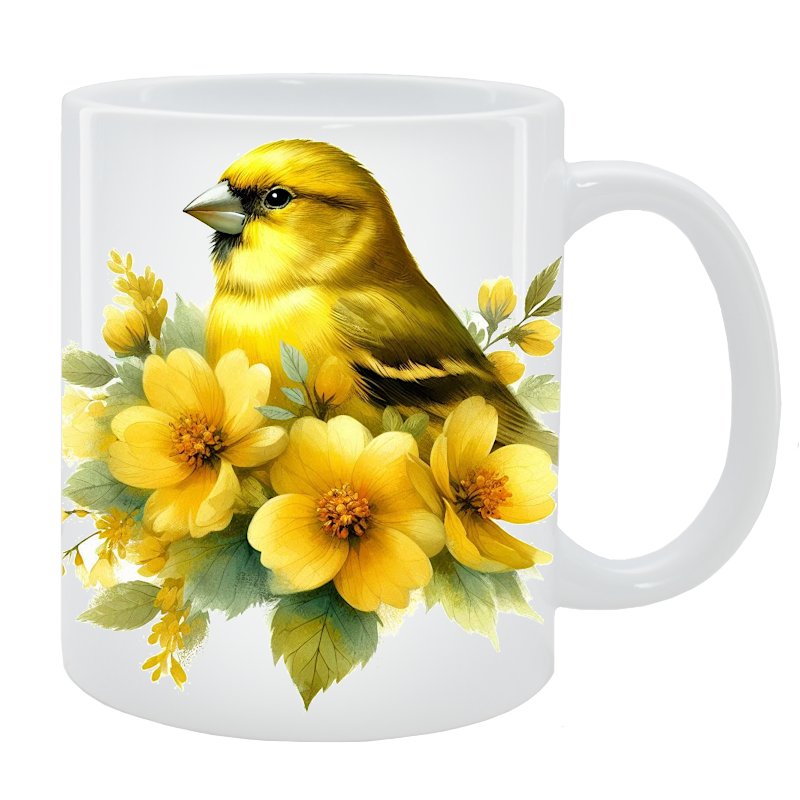 Kubek Kanarek- Kolekcja Floral