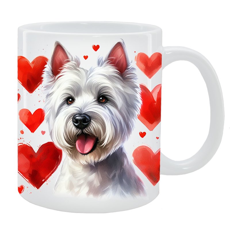 Kubek z psem - West Highland White Terrier - Kolekcja Love