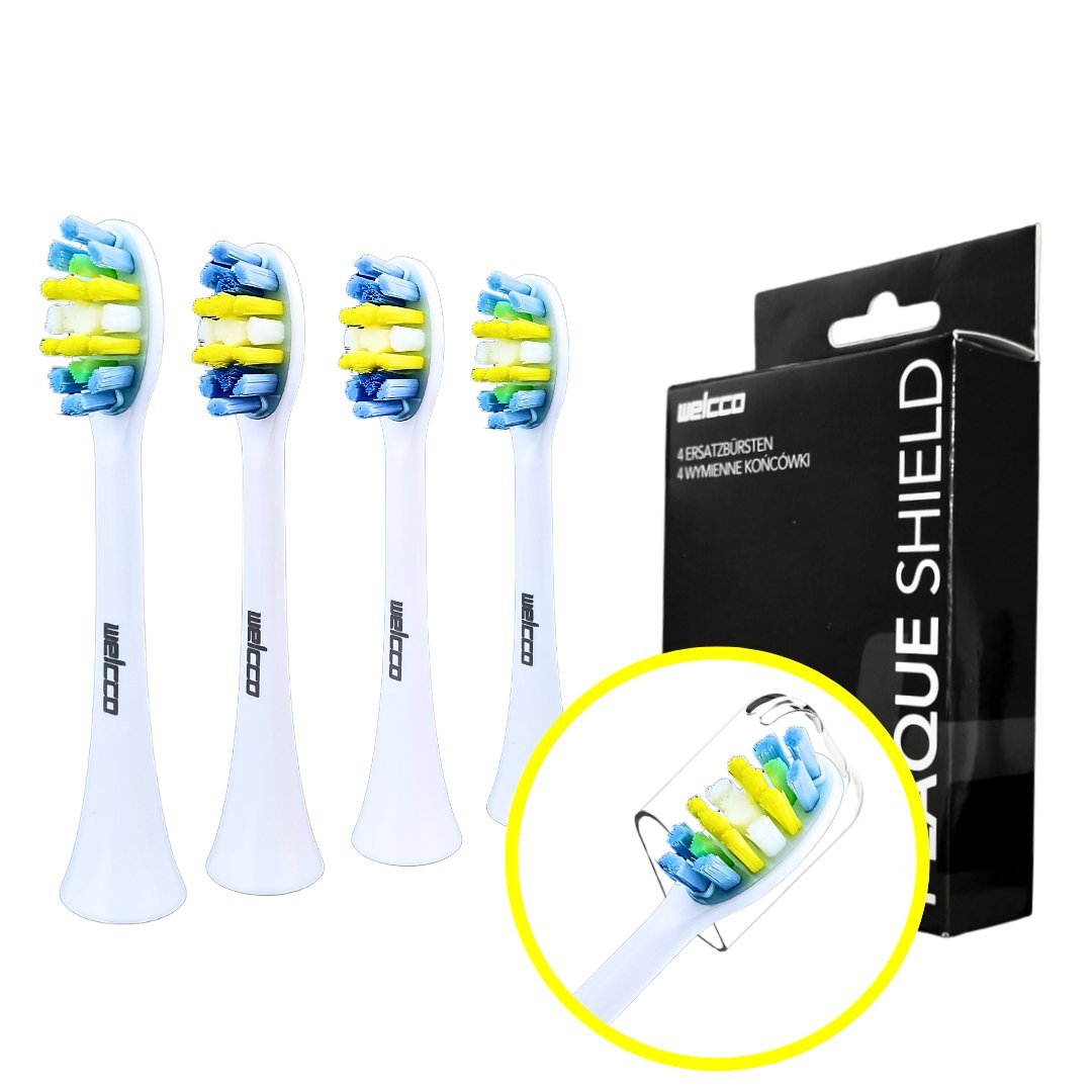 Końcówki do szczoteczki sonicznej Smilesonic EX UP GO Białe