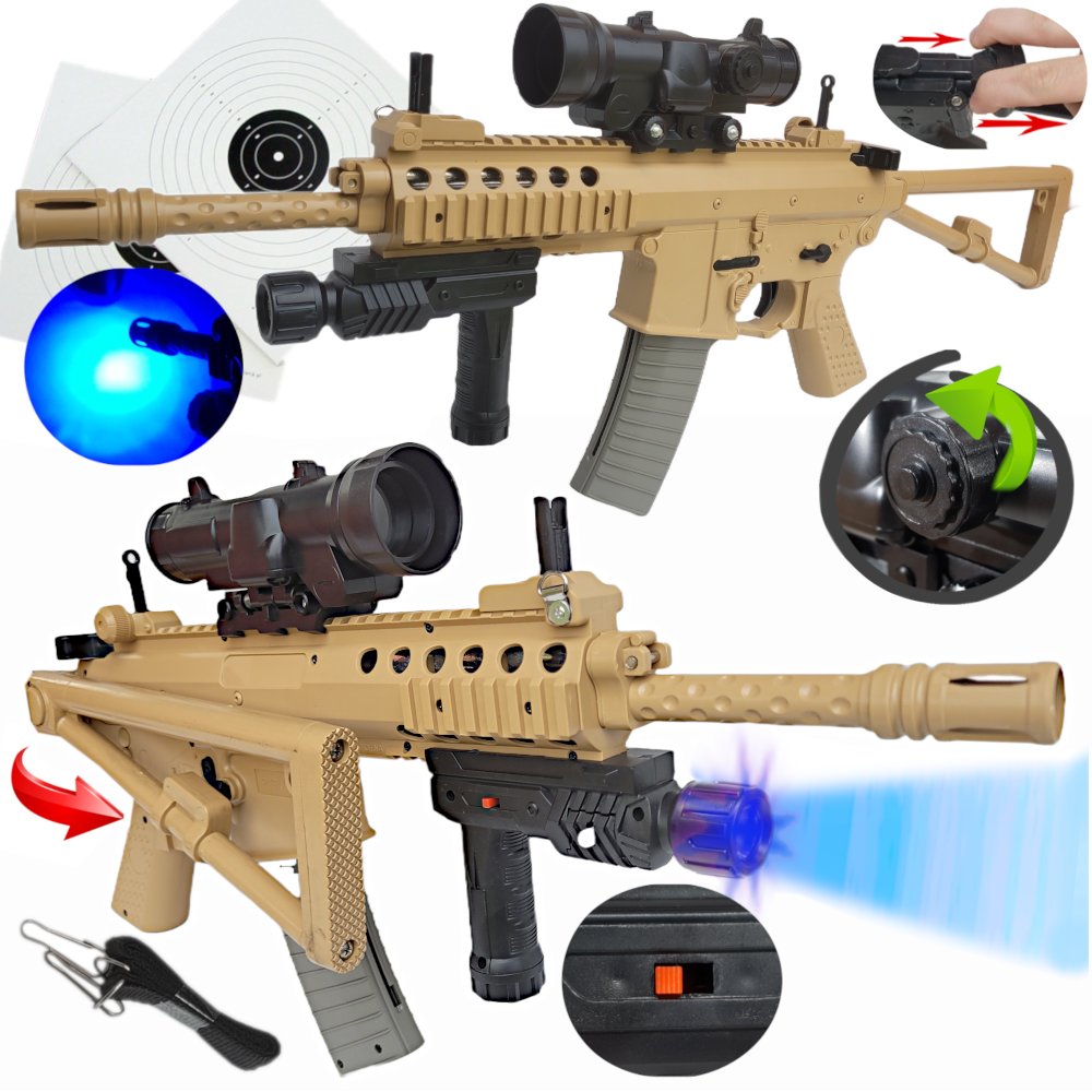 KAC PDW Karabin Metalowy Na Kulki Replika Tarcze