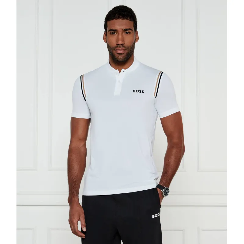 BOSS GREEN Polo BOSS x Matteo Berrettini Pariq MB 8 Slim Fit stretch