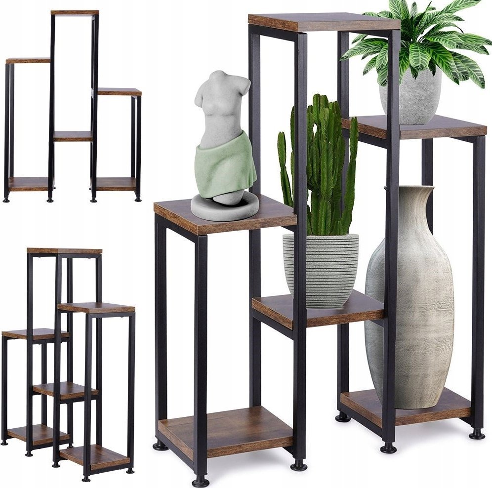 Vilde Kwietnik metalowy 6-poziomowy 70 cm