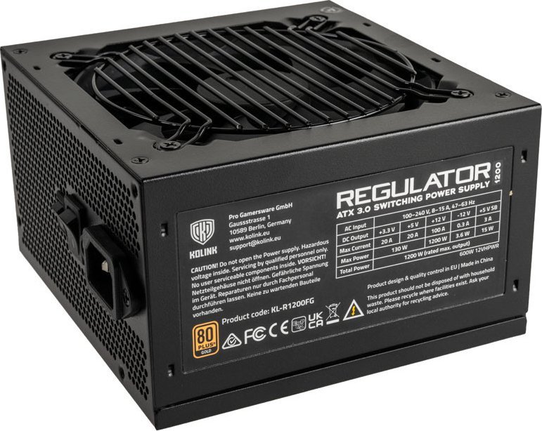 Zasilacz Kolink Regulator 1200W KL-R1200FG
