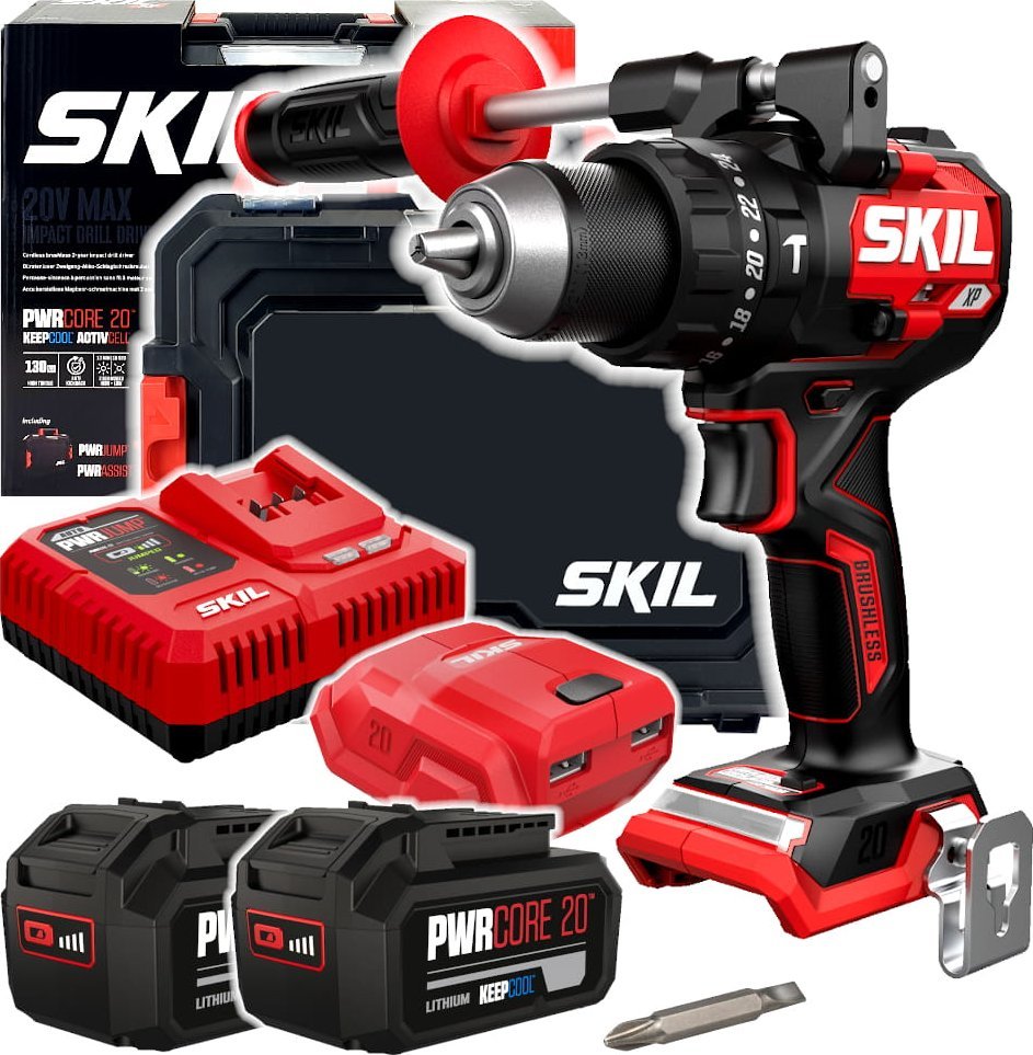 Wiertarko-wkrętarka Sourcing 3085XP 20V BL COMBI DRILL