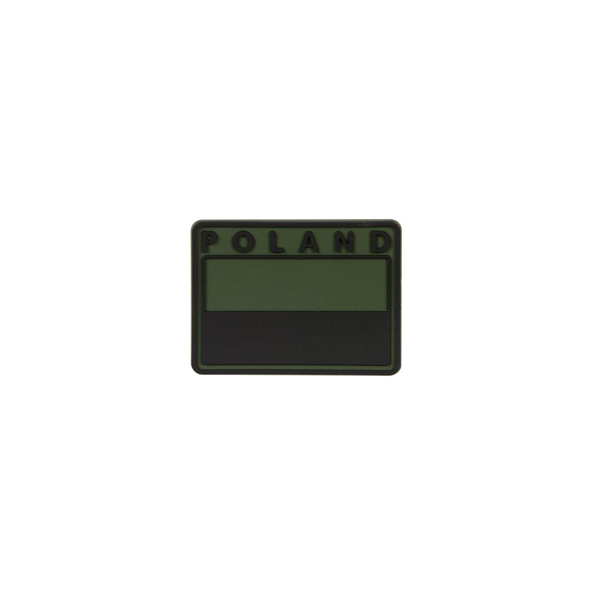 Helikon Emblemat velcro flaga Polska PVC gaszona Olive Green (OD-FP4-RB-02) H OD-FP4-RB-02