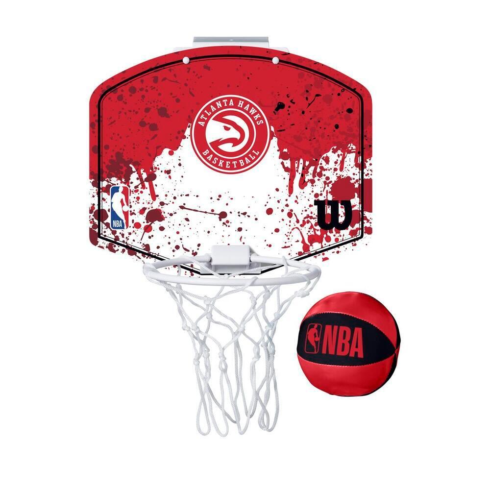 Zestaw do mini-koszykówki Wilson NBA Team Mini Hoop Atlanta Hawks