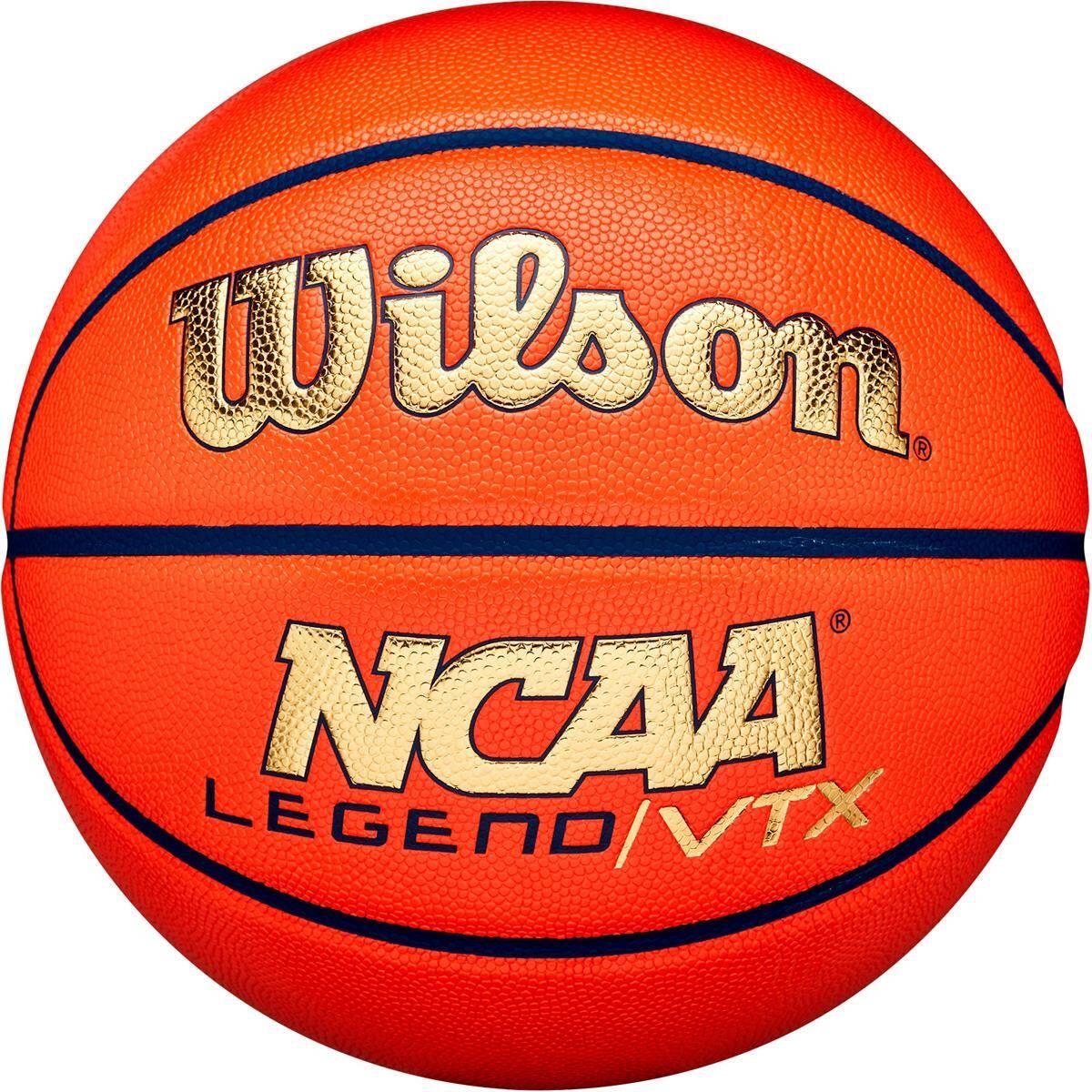 Wilson Piłka do koszykówki NCAA Legend VTX, skóra mieszana, do wewnątrz i na zewnątrz