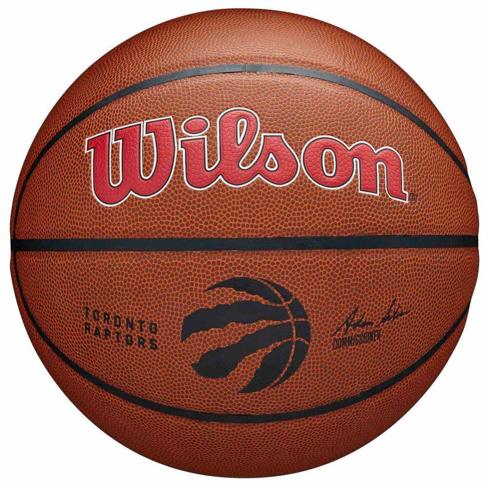 Piłka do koszykówki Wilson NBA Team Alliance Toronto Raptors brown rozmiar 7