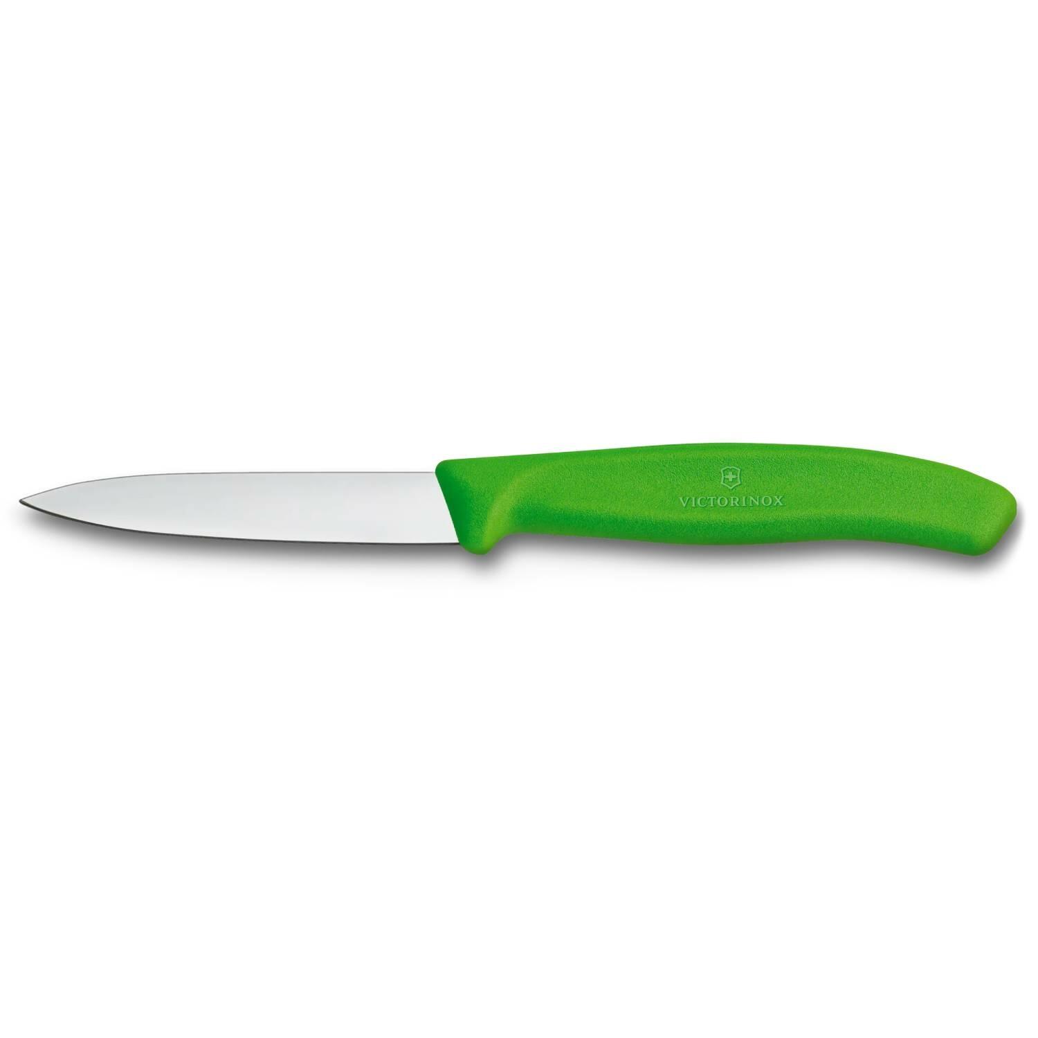 Victorinox Nóż do obierania jarzyn , zielona rękojeść 6.7606.L114