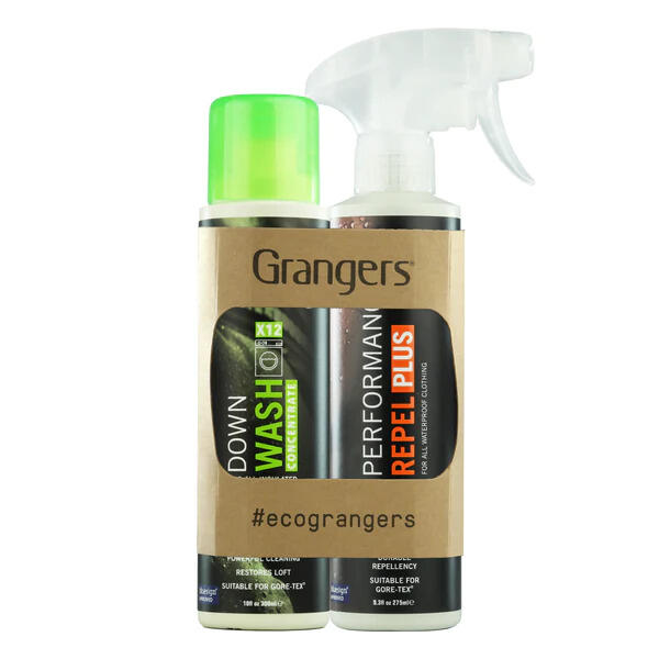 Zestaw do prania i impregnacji odzieży Grangers Down Wash + Performance Repel Plus Eco Twin Pack - ONE SIZE