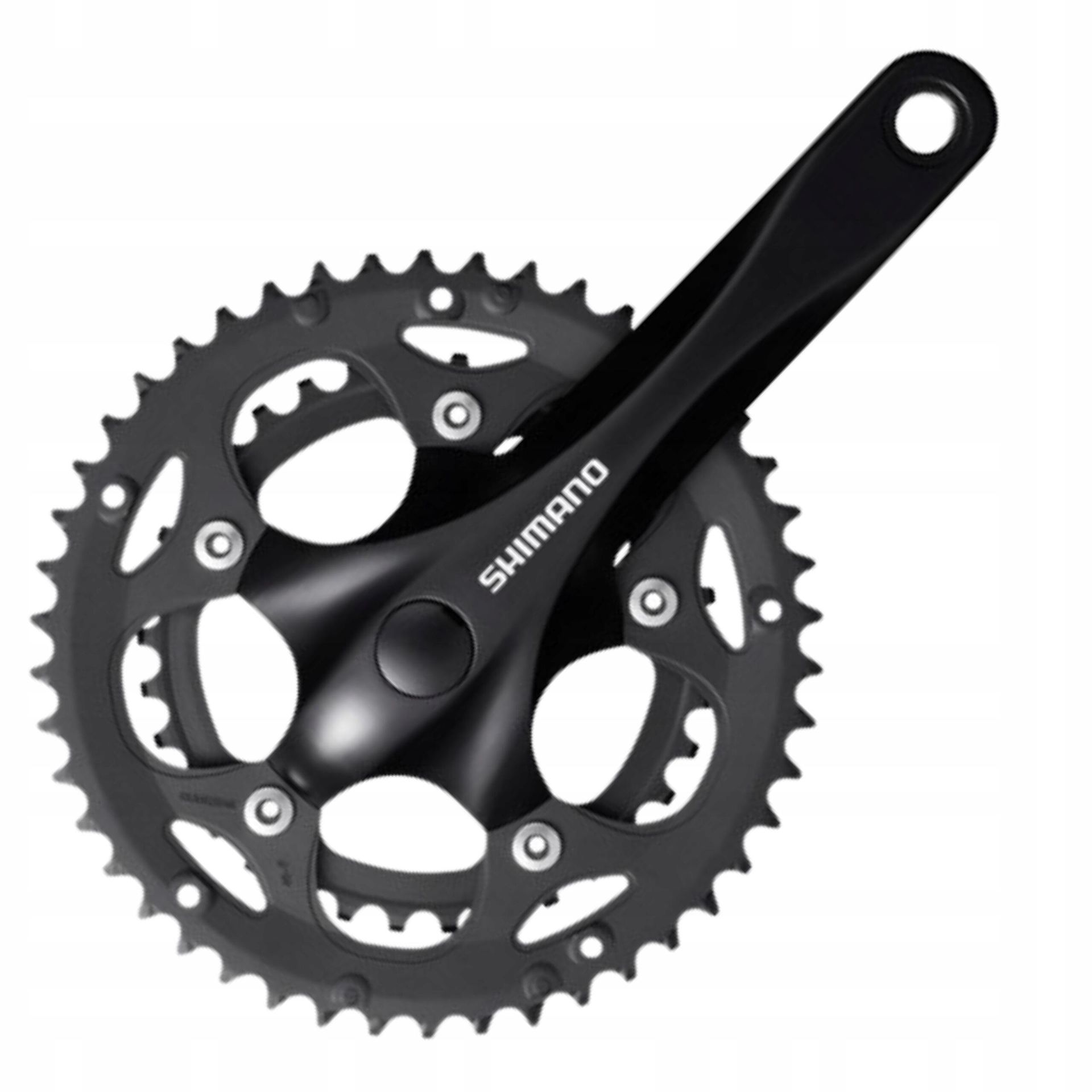 Shimano zestaw kół łańcuchowych FC-rs200 Mod.16 34/50Z., 4-kątna, do 2-/8-krotnie, SB-zapakowane, czarnym, bez łożyska wewnętrzne, 175 MM, bez KS-ring EFCRS200E04X