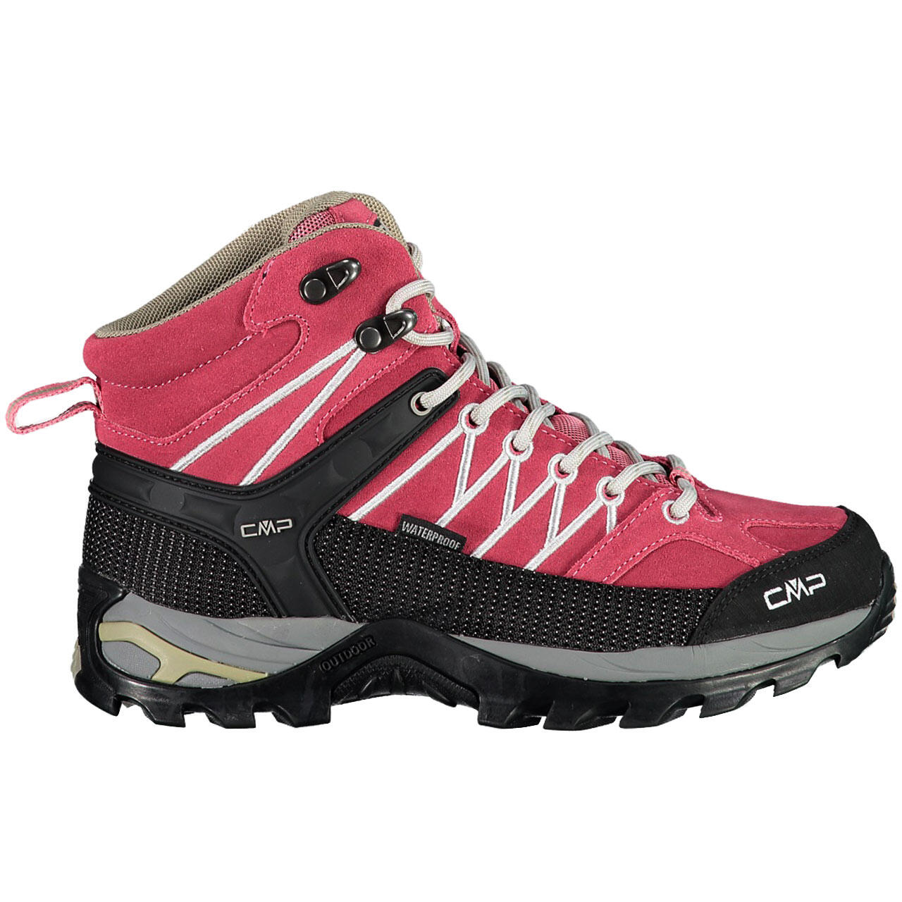 CMP Rigel Mid WMN Trekking Shoe WP, damskie buty do chodzenia, piaskowo-różowe, 38 EU, Piaskowa róża, 38 EU