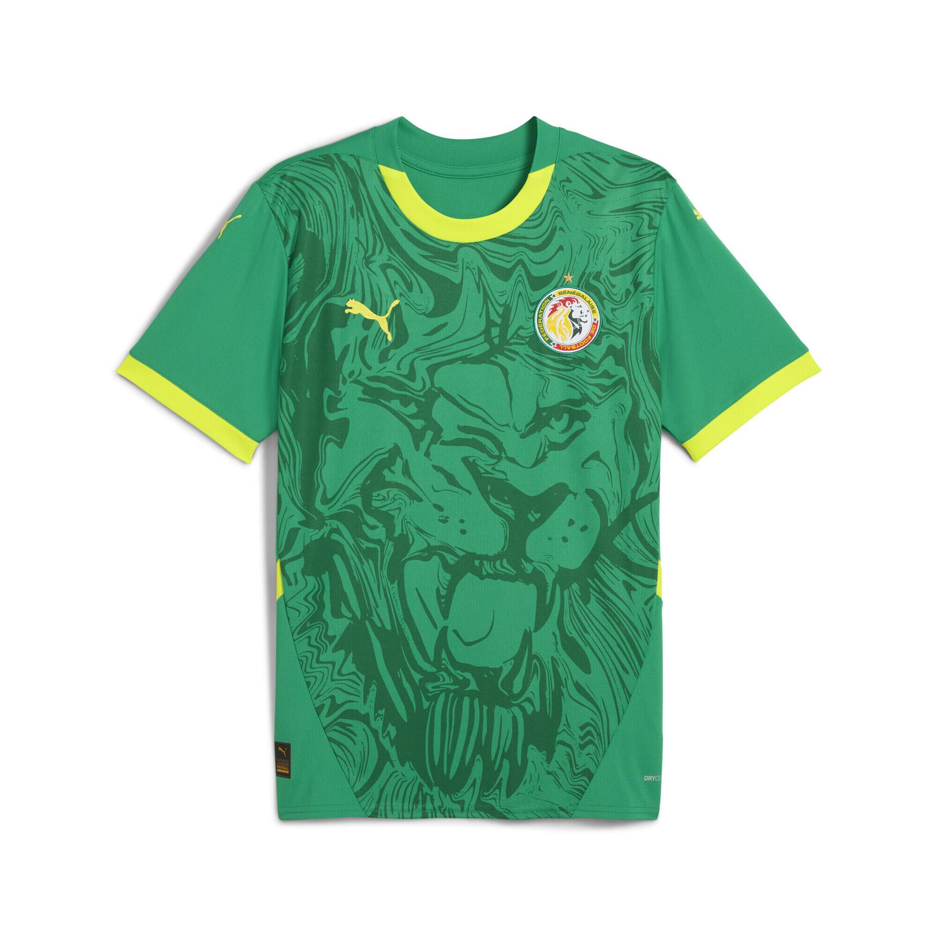 Męska koszulka wyjazdowa Senegal 2025 PUMA Sport Green Electric Lime