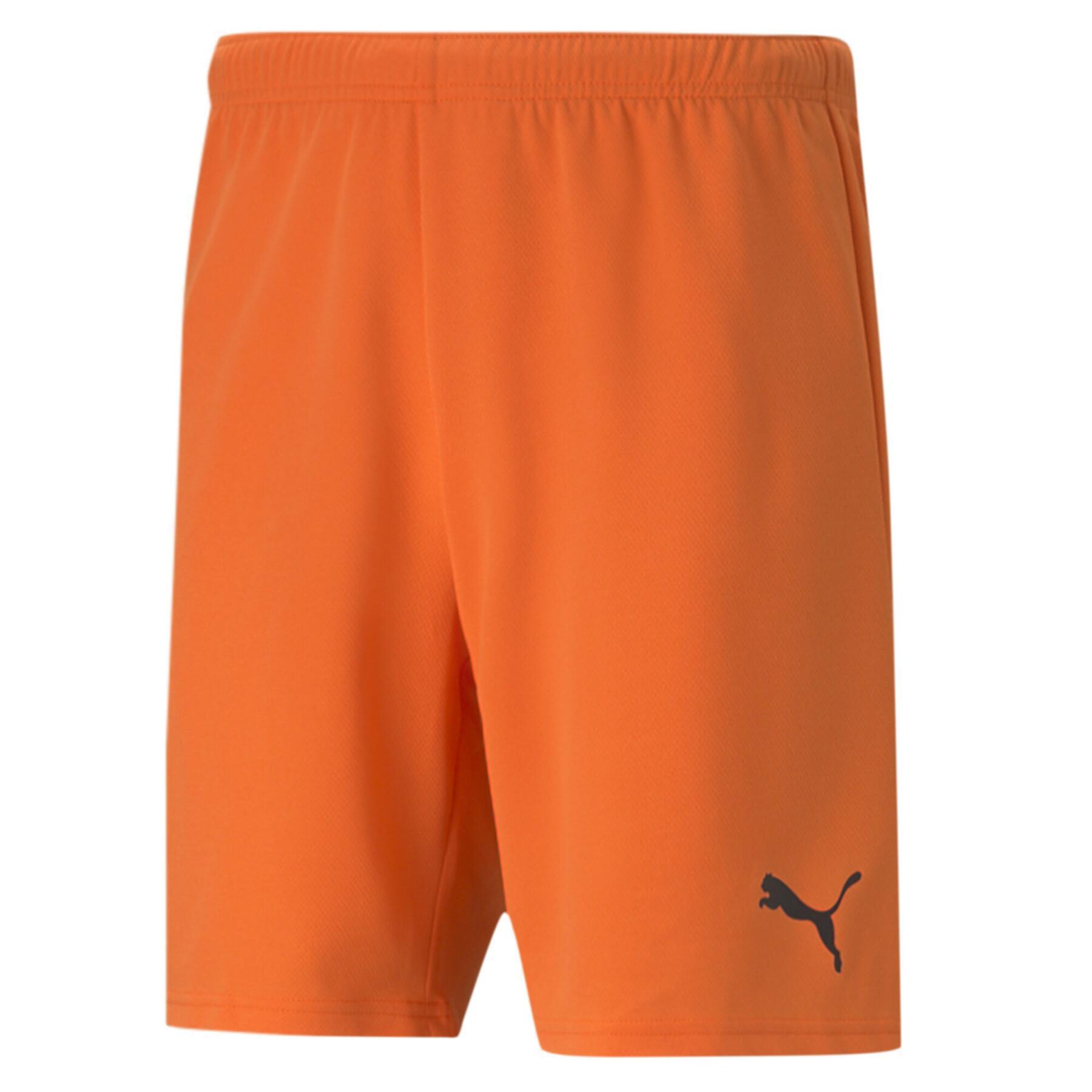 PUMA Szorty piłkarskie teamRISE męskie pomarańczowe czarne rozmiar XXL