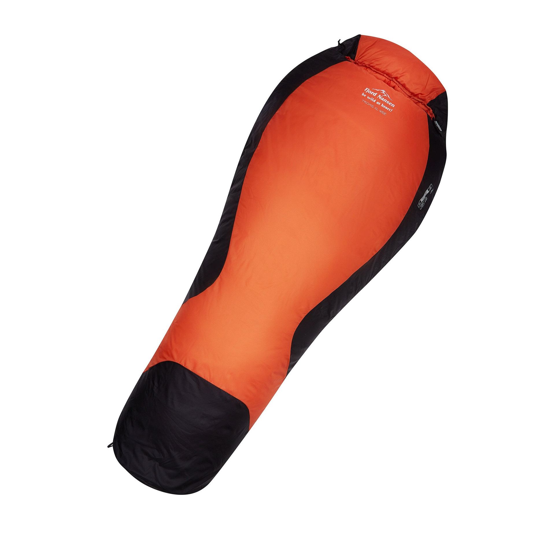 Śpiwór syntetyczny Fjord Nansen Troms XL Wide (195 cm) - carnelian/carnelian