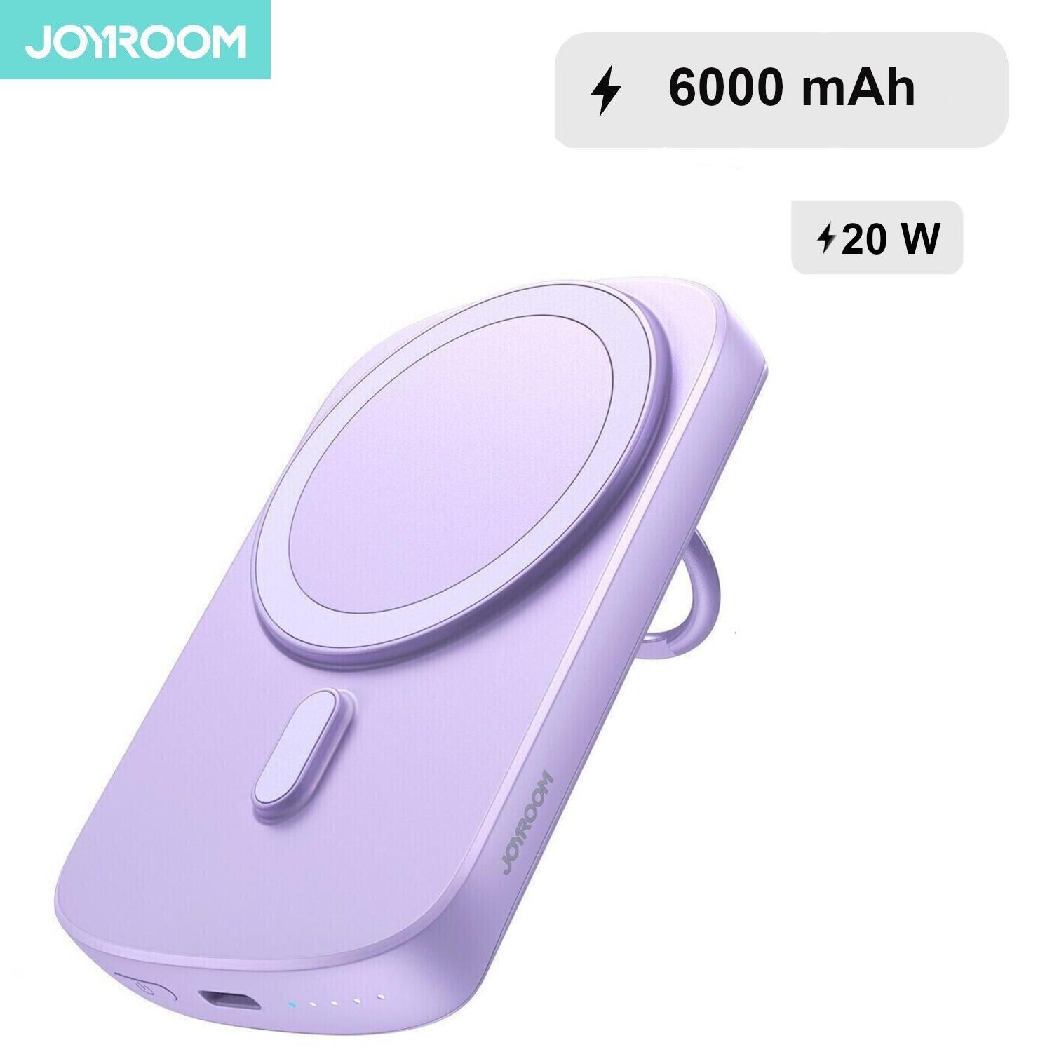 JoyRoom  6000mAh 20W MagSafe fioletowy