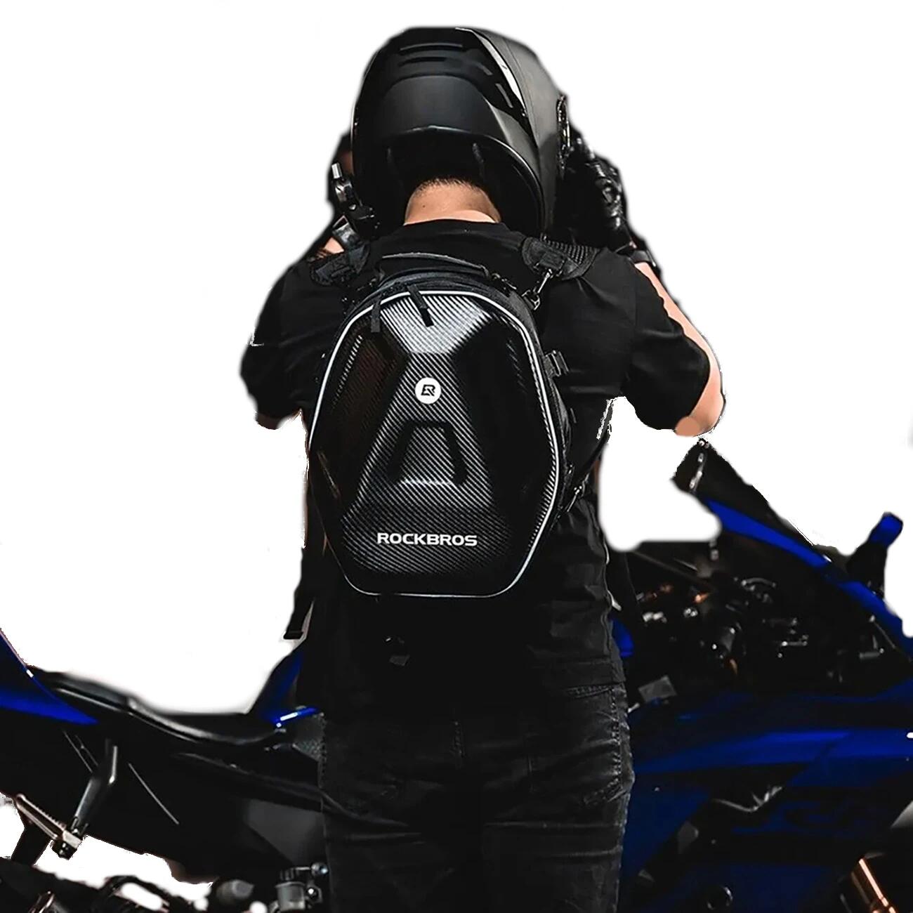 Torba Rockbros 30140026001 motocyklowa na bak 35 l - czarna