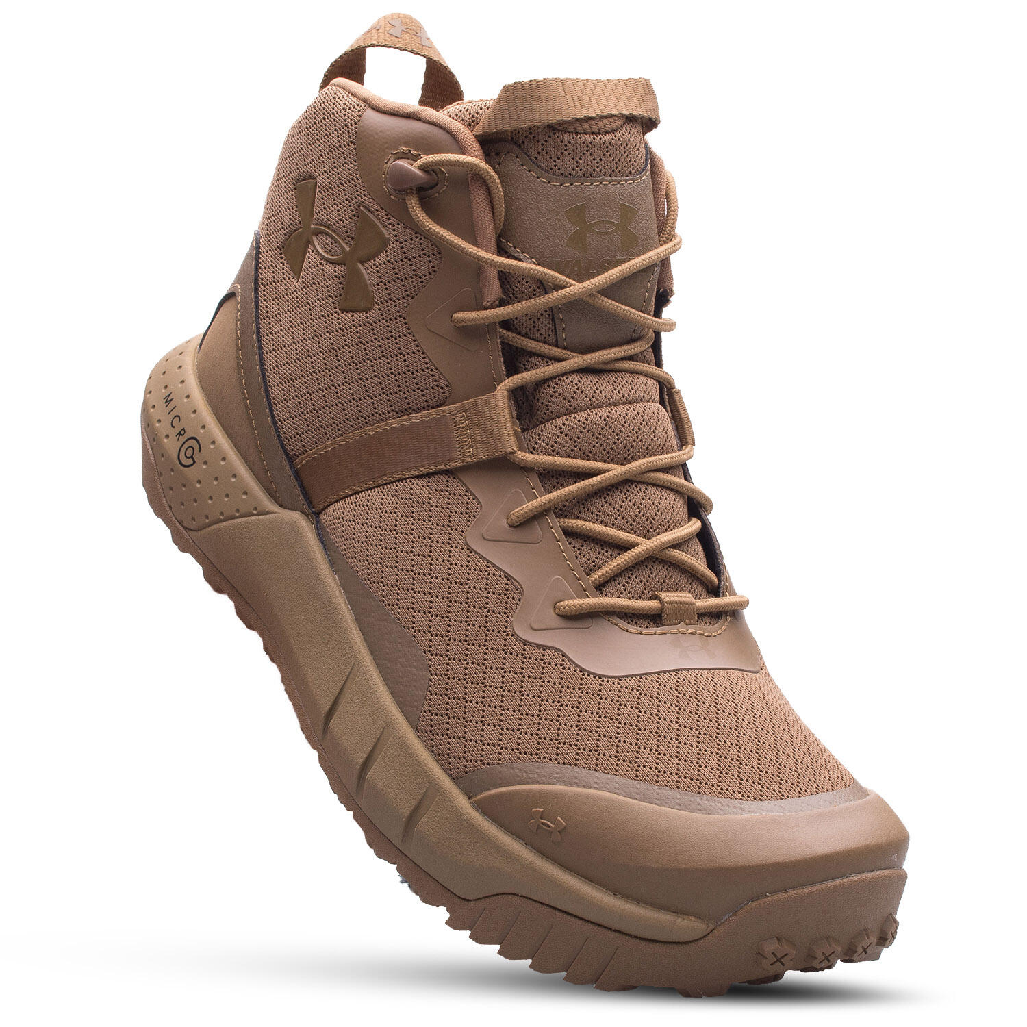 Under Armour Męskie buty trekkingowe Ua Micro G Valsetz Mid, Coyote, 44.5 eu