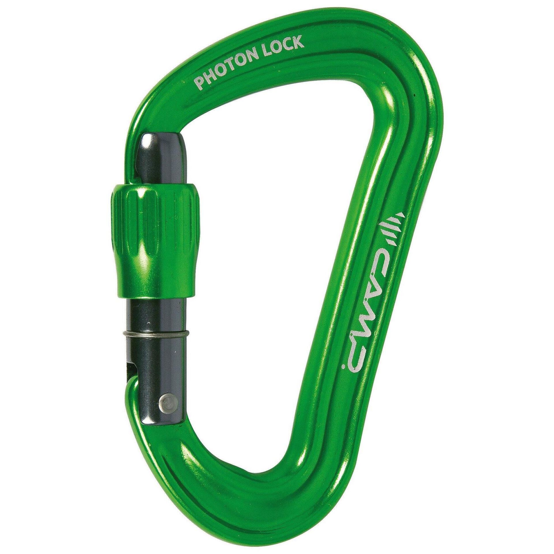Karabinek wspinaczkowy Camp Photon Lock - green
