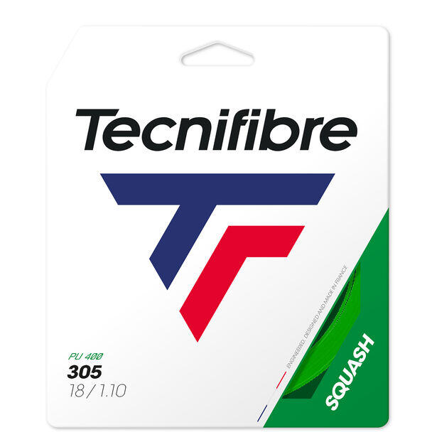 Naciąg do squasha Tecnifibre  String 305 Squash Green 1,10 mm