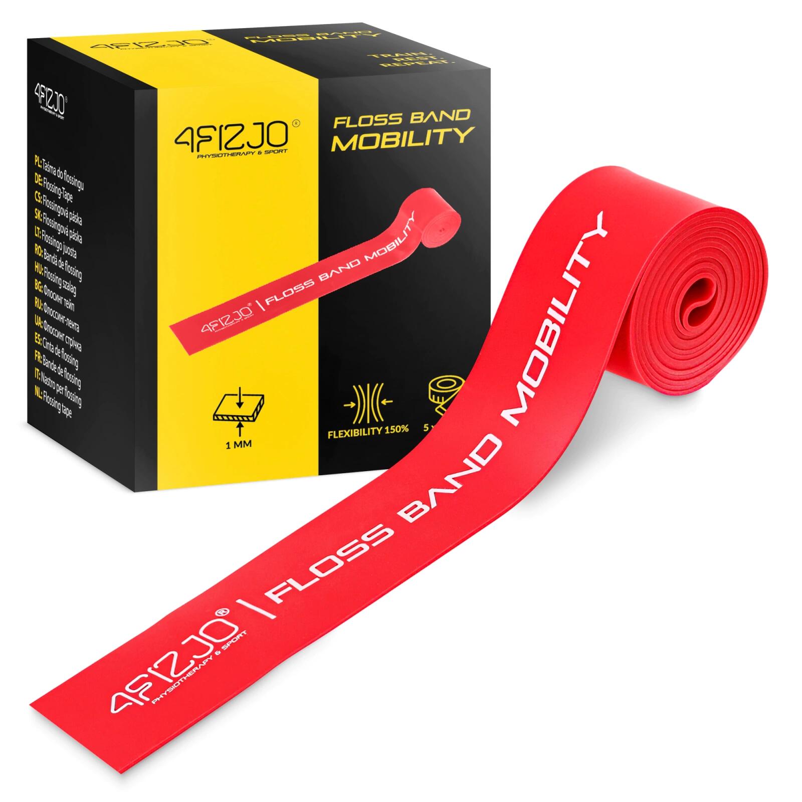 Guma Flossband I Taśma Floss Band Czerwona 1,0MM