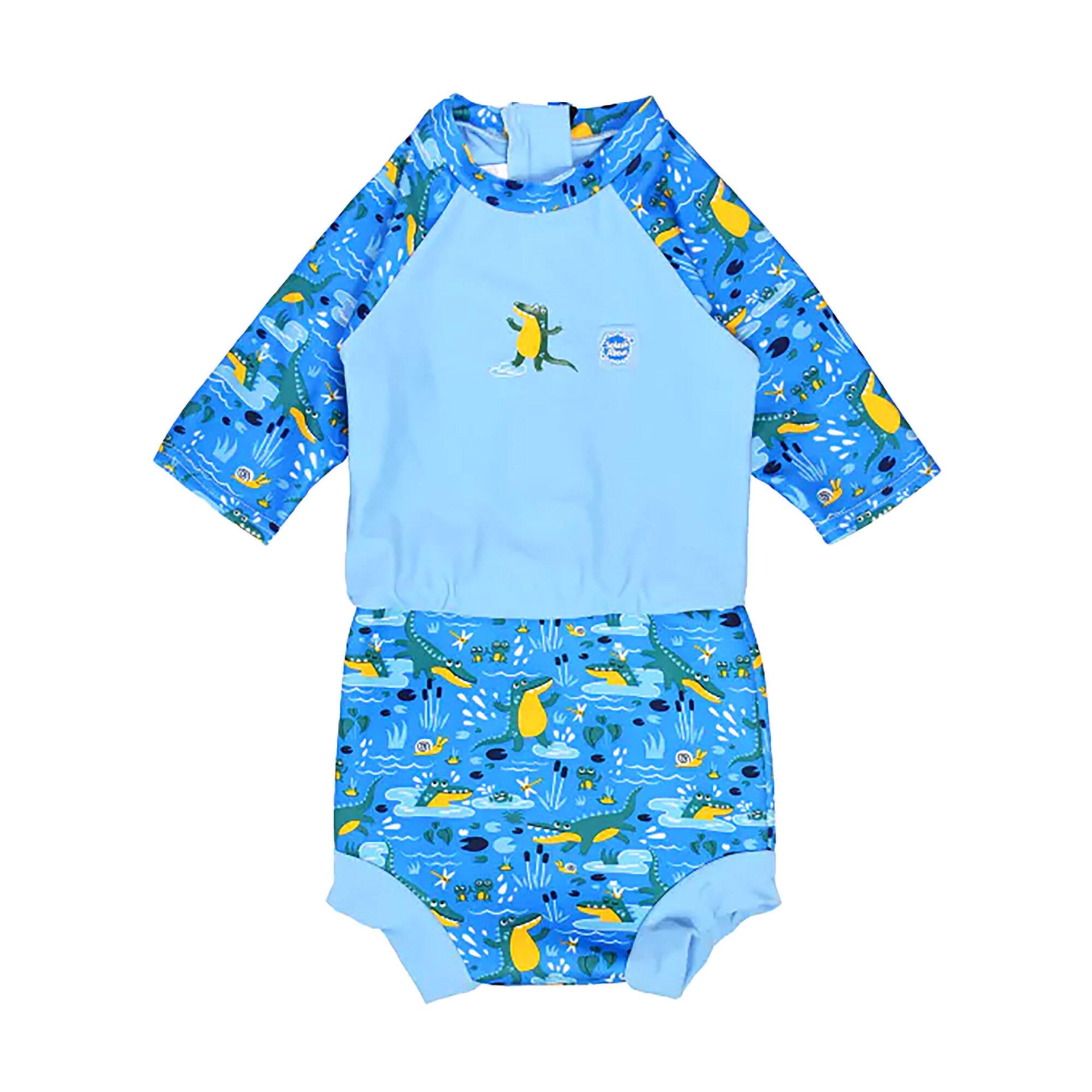 Kombinezon Przeciwsłoneczny Z Pieluszką Happy Nappy Krokodyle